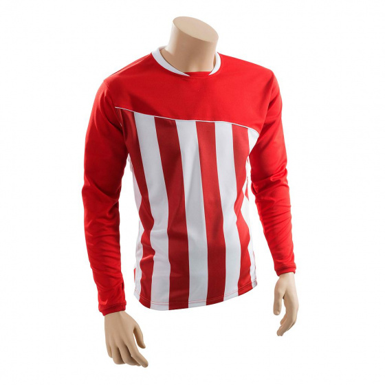 Precision futbalová košeľa Precision jr polyester červeno/biela veľkosť L