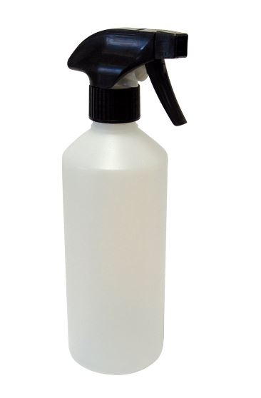 water bottle spray cap 500 ml white/black