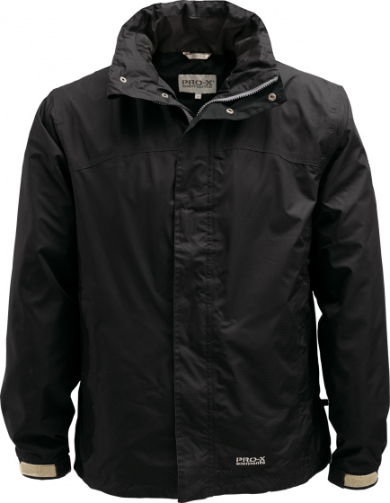 raincoat Meran mens polyester black size XS