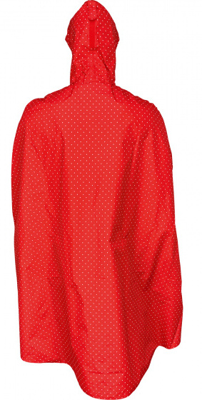 rain poncho Alena ladies polyester red size M/L
