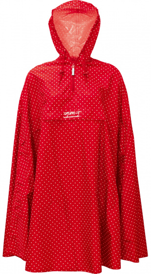 rain poncho Alena ladies polyester red size XS/S