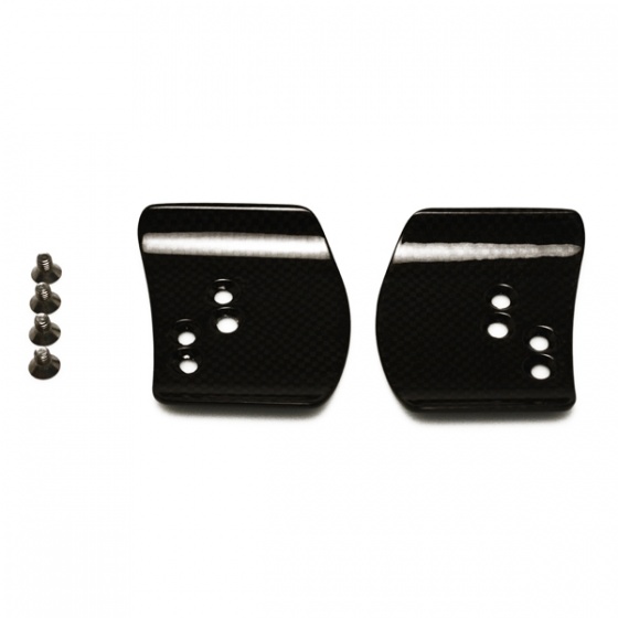 Pro armsteunen missile carbon small zwart 2 stuks