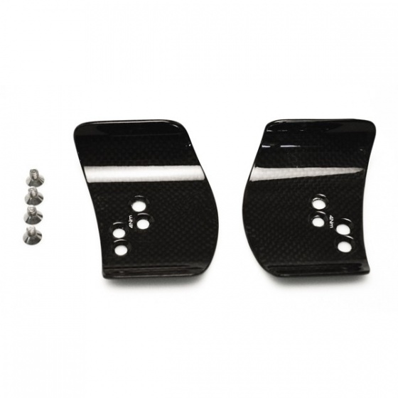 Pro armsteunen missile/synop tijdritstuur carbon zwart set