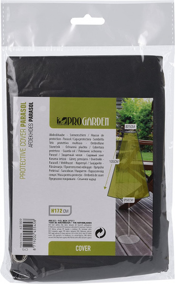 Pro Garden poťah slnečníka 172 cm čierny