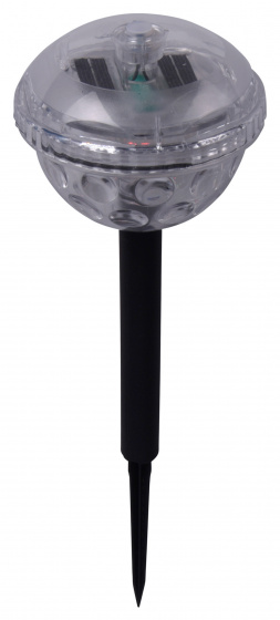 Pre Garden vonkajší reflektor solárny ľad 30 x 9,5 cm čierna/viacfarebná