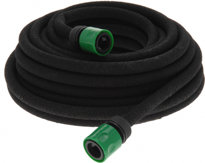 Pro Garden striekacia hadica hydratačná 15 metrová guma čierna/zelená