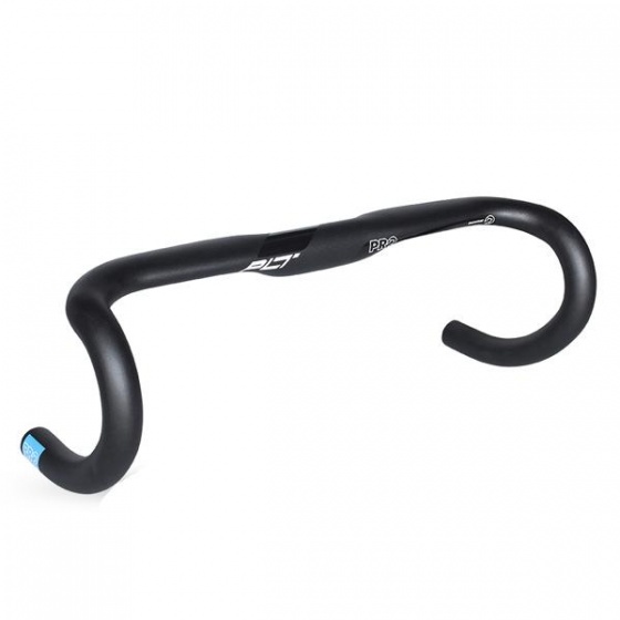 Pro racefietsstuur plt compact ergo 38 cm 31,8 mm zwart