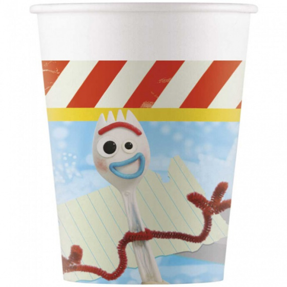 Procos párty poháre Toy Story 4 junior 200 ml kartón biely 8 ks