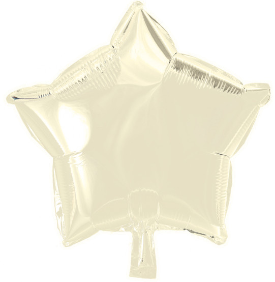 Procos fóliový balón hviezda 45 cm krém