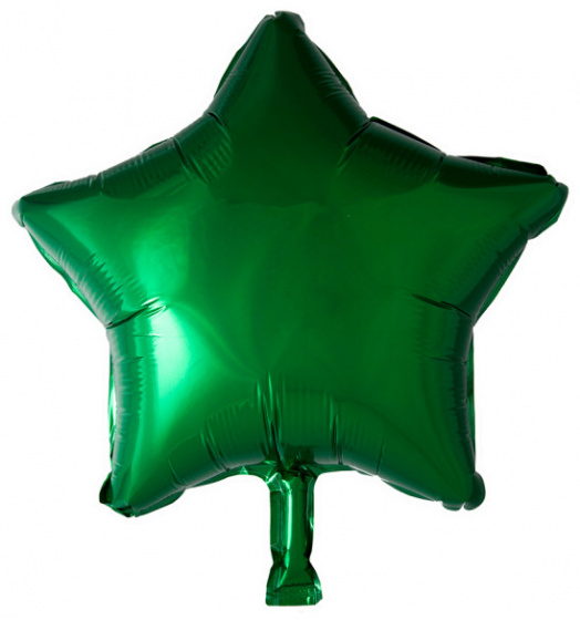 Procos fóliový balón hviezda 45 cm zelená