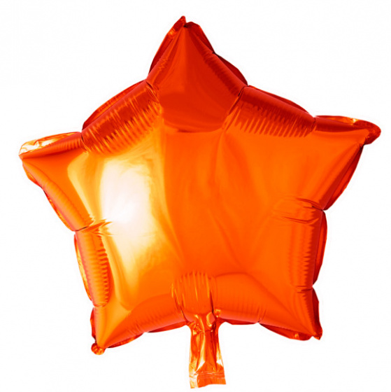 Procos fóliový balónik hviezda 45 cm oranžová