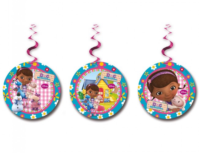 Procos závesná dekorácia Doc McStuffins junior 70 cm lepenka modrá