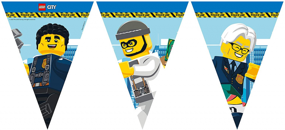 Procos vlajkový papier Lego City junior 2,3 metra