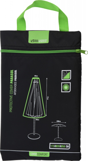 Pro Garden kryt na slnečník 175 cm Peva čierna