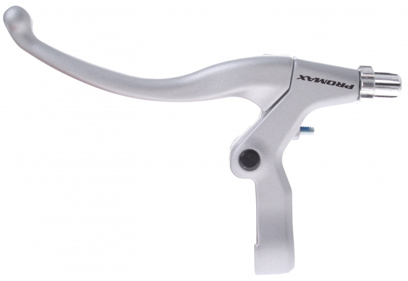 Promax remgreep v brake/cantilever links 4 vinger zilver