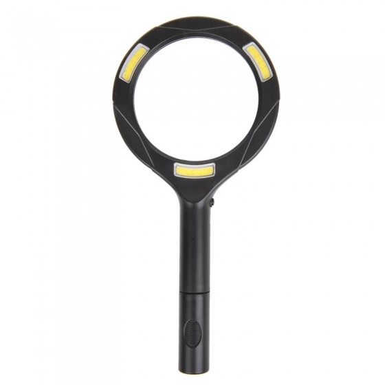 ProPlus lupa s COB osvetlením 24 cm čierna