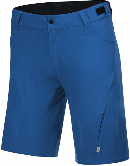 Protective cyklistické šortky P-valley pánske polyester modré veľkosti M