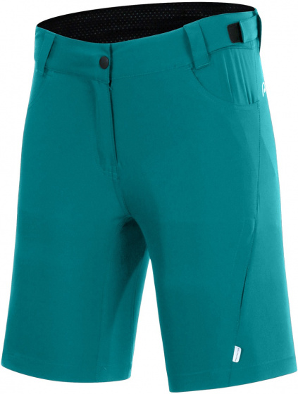 Protective cyklistické šortky P-valley pánske polyester tyrkysová veľkosť M
