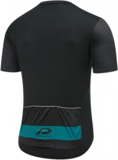 Protective fietsshirt p move heren polyester zwart maat l