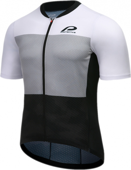 Protective cyklistický dres P-Transform pánsky polyester čierno/šedý veľkosť M