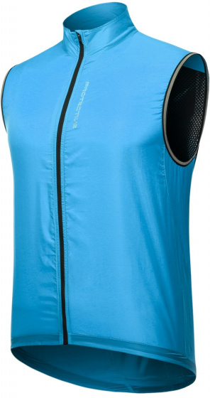 Protective cyklistická vesta P-Ride pánska polyester/elastan modrá veľkosť M