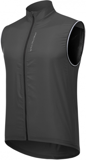 Protective cyklistická vesta P-Ride pánska polyester/elastan sivá veľkosť M