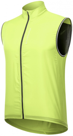 Protective cyklistická vesta P-Ride pánska polyester/elastan limetková veľkosť M