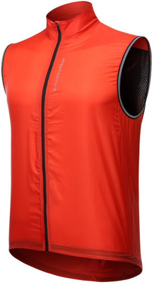 Protective cyklistická vesta P-Ride pánska polyester/elastan červená veľkosť M