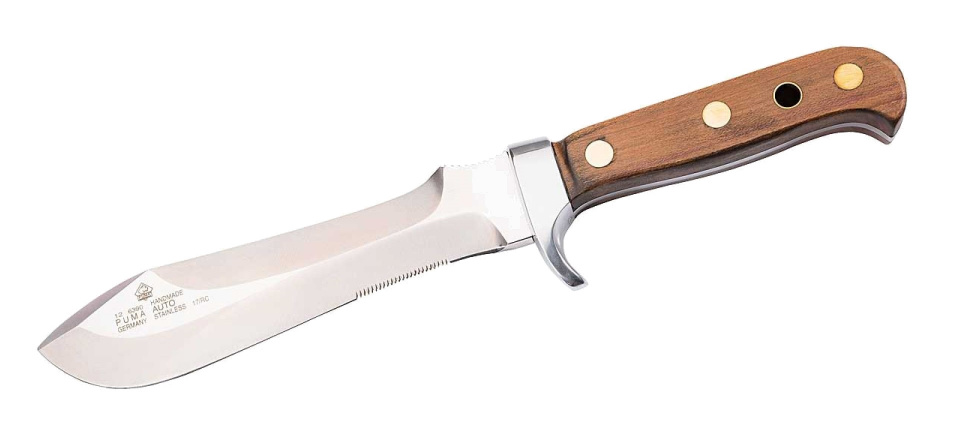 Puma Knives lovecký nôž 26,5 cm nerez strieborná/hnedá 2-dielny