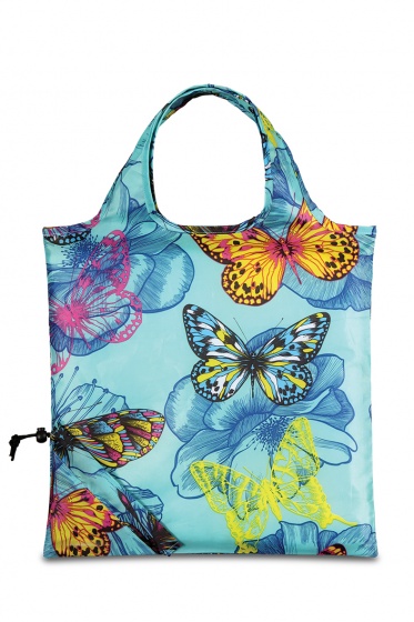 foldable shopper Mix 3 litres blue