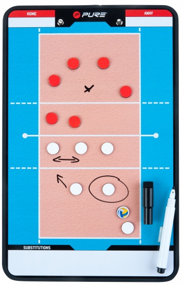 Coachboard volleyball 35 x 22 cm