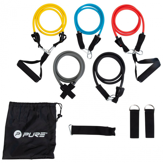 resistance bands Fitness 120 cm latex 12-piece
