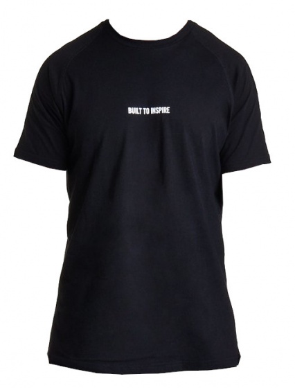 Pursue Fitness pánska športová košeľa Built To Inspire čierna veľkosť M