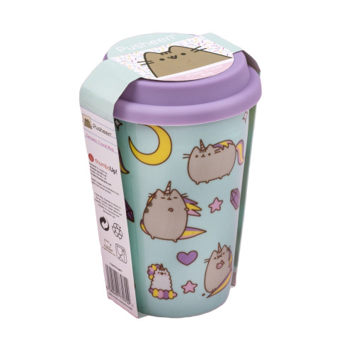 Pusheen cestovný hrnček Pusheen275 ml dievčenský 15 cm keramický
