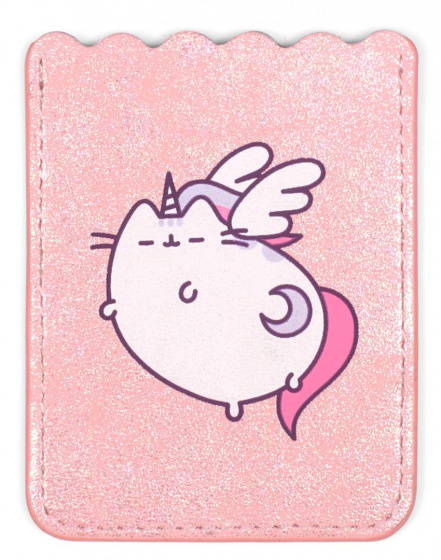 Pusheen vrecko na telefónne karty ružové
