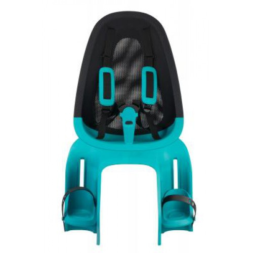 Qibbel achterzitje air q909 junior mesh zwart/turquoise