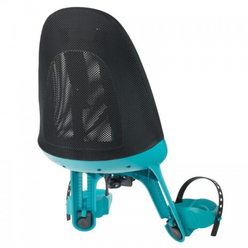 Qibbel voorzitje air q853 junior mesh zwart/turquoise