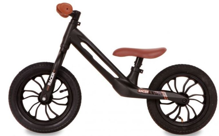 Qplay Balance Bike Racer 12 Inch Junior Zwart - Foto 1