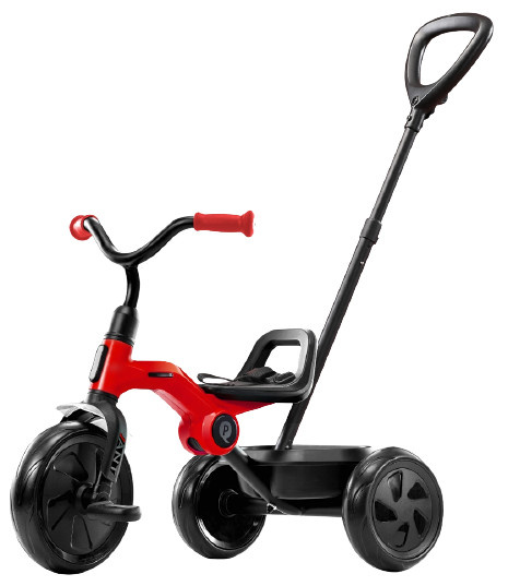 QPlay driewieler ant plus junior staal rood/zwart
