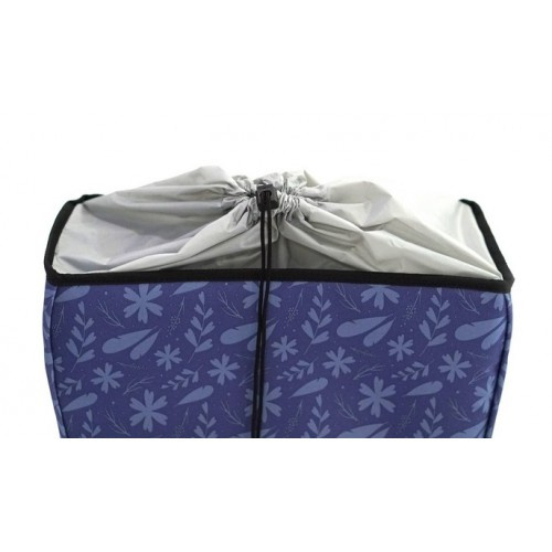 QT Cycletech fietstas flora 19 liter 38 x 30 cm blauw
