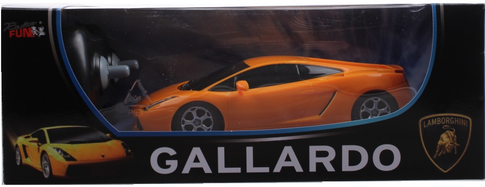 steerable car Lamborghini orange 15 cm