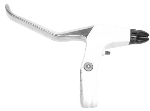 remgreep BLS links 3-vinger aluminium zilver/wit remgreep BLS links 3-vinger aluminium zilver/wit