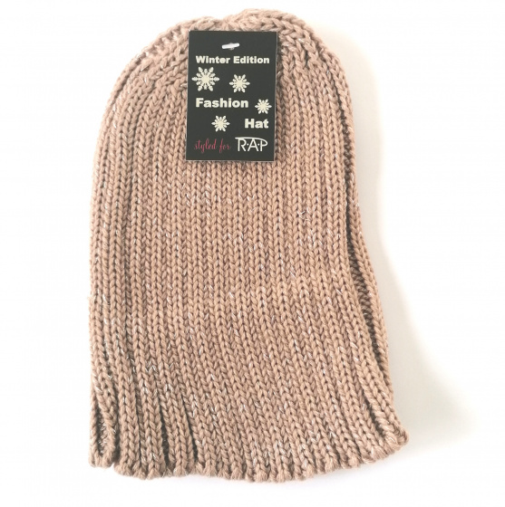 Rap Fashion hat Fashion ladies wool caramel one-size