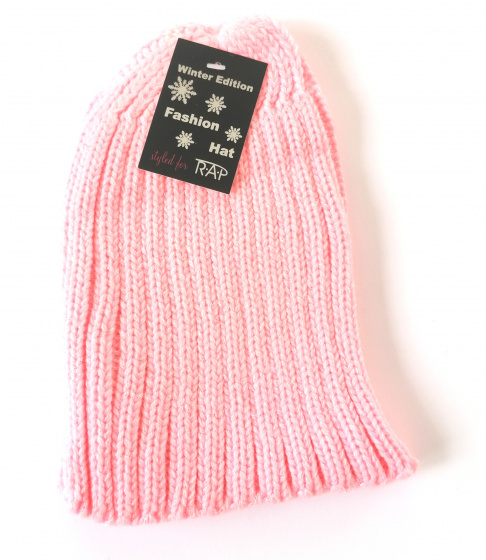 Rap Fashion hat Fashion ladies wool pink one-size