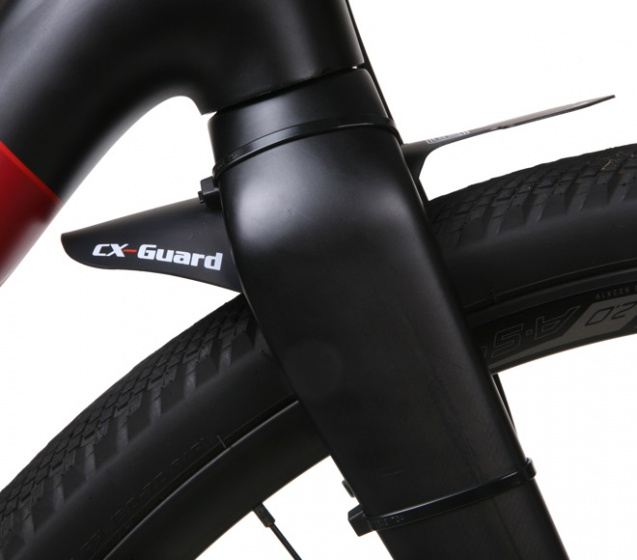 RapidRacerProducts voorspatbord cx guard neopreen zwart