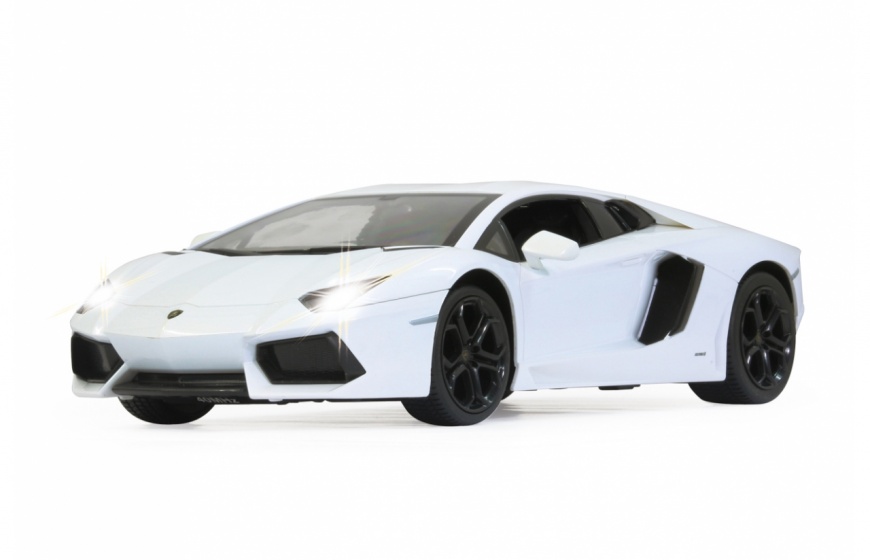 RC Lamborghini Aventador boys 27 MHz 1:14 white