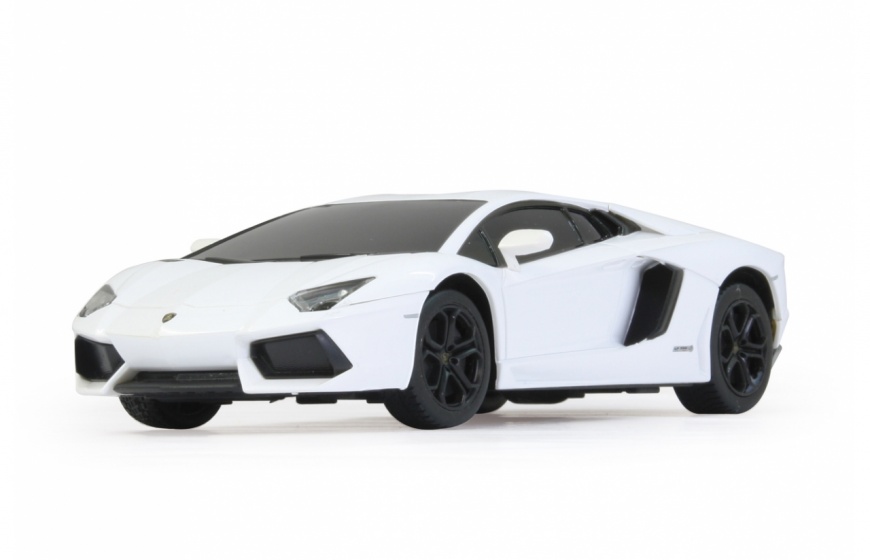RC Lamborghini Aventador boys 27 MHz 1:24 white