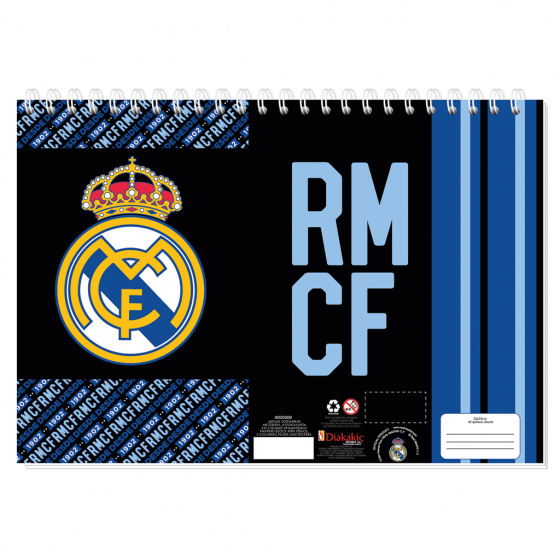 Real Madrid CF knutselset junior 23 x 33 cm blauw