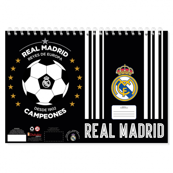 Real Madrid CF knutselset junior 23 x 33 cm zwart