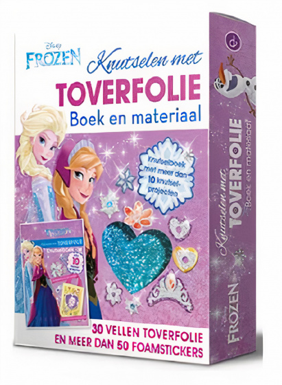 Rebo Productions disney frozen knutselboek folie/foam 90 delig